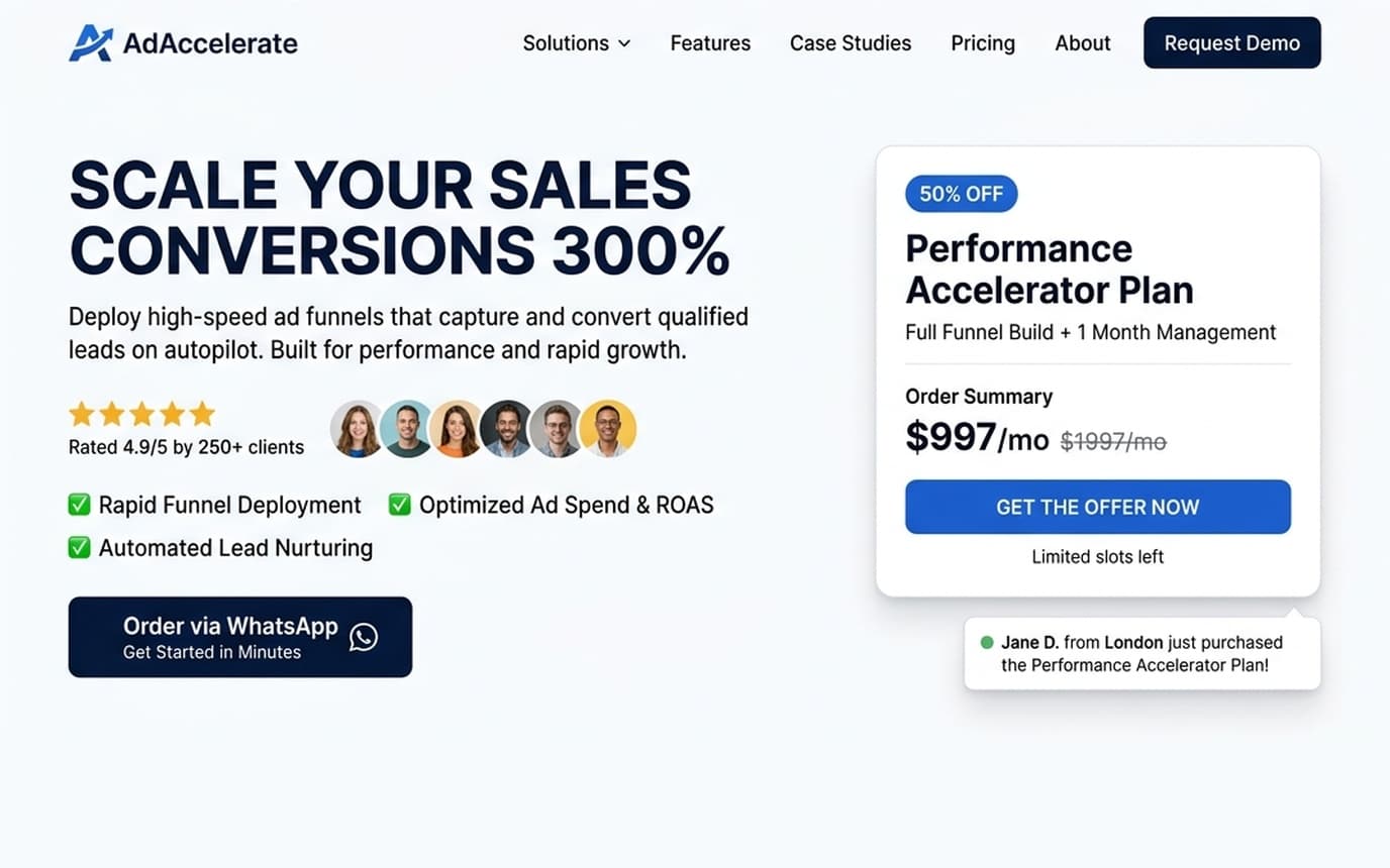 High-Converting Sales Landing Page